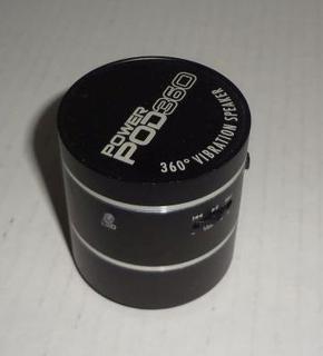 Power Pod 360 Vibration Speaker 360 Degrees, Good Working Condition, Takes  Standard Charging Cord, 2"Diam x 2 1/2"H Auction | 1BID