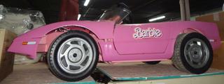 Barbie corvette power wheels 1990 hot sale for sale