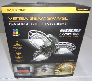 6000 lumen led swivel garage light