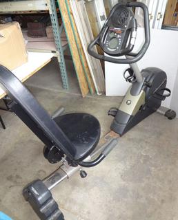 Proform Cross Trainer 56 Exercise Bike Pedals Turn Good Electronics are Untested Some Rust on Center of Frame but Good Condition Overall 23 W x 65 L x 49 H Auction 1BID