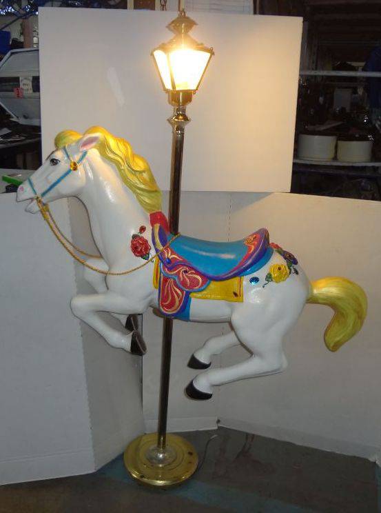 carousel horse lamp