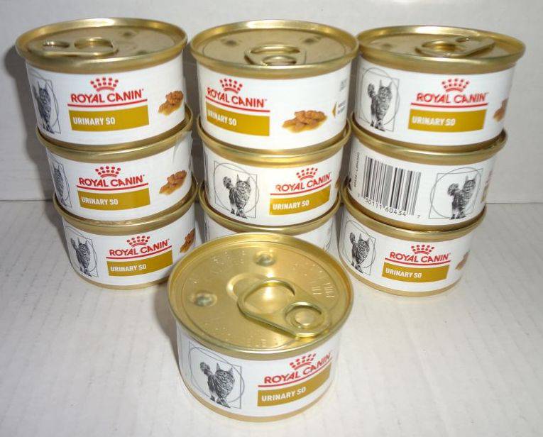 Ten Cans of Royal Canin Urinary Care Vet Prescribed Cat Food