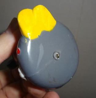 1980's Mickey Mouse Fishing Bobber, Plastic 2 1/2L Good Condition
