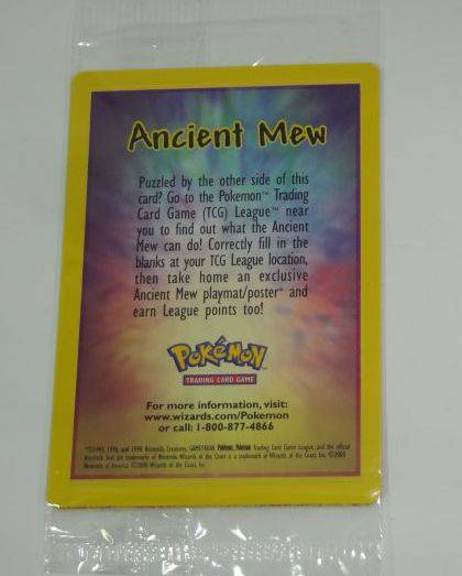 ANCIENT MEW Promo Pokemon The MOVIE 2000 Pokemon Card Factory Sealed 