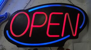 fallon open sign neon