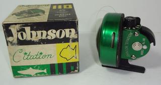 Johnson Citation Model 110 Spinning Reel Like New In Original Box