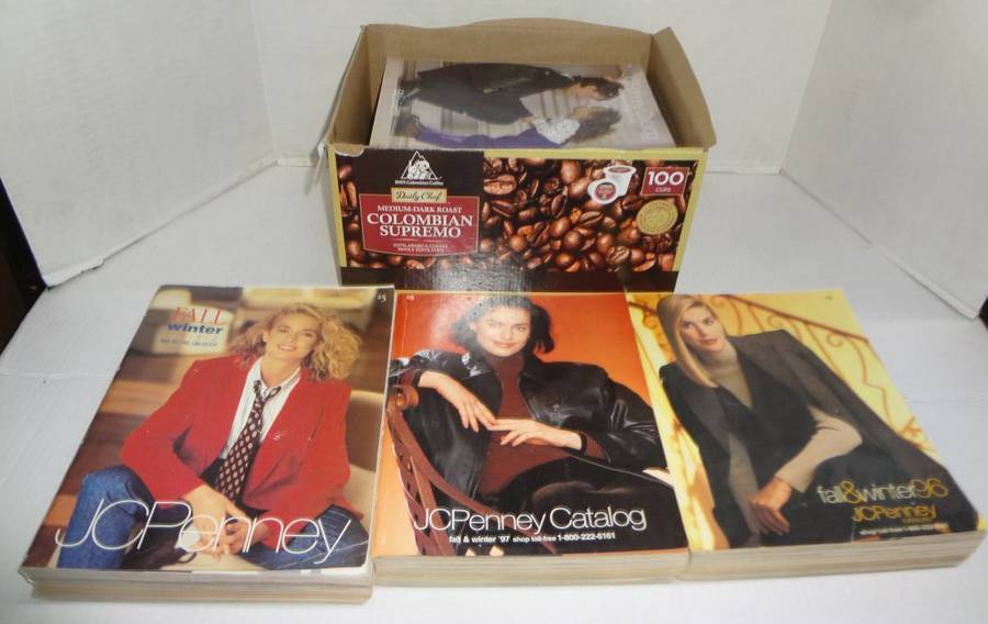7) Different JC Penney Catalogs In Very Good Condition, 1992, 1996