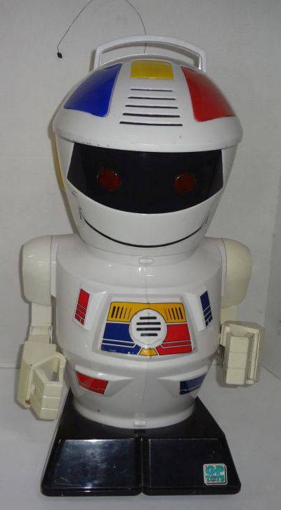 Vintage Rare 1990 Emiglio Talking Remote Control Robot, Stands 25"T, Untested as I Do Not Have Remote Control, Very Clean Battery Compartment Not Acquire a Remote Use Display