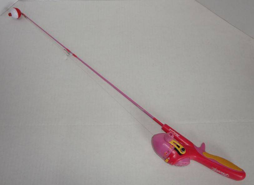 Pink Barbie Shakespeare Baitcaster Children's Fishing Pole, Very Good  Condition, 31L Auction