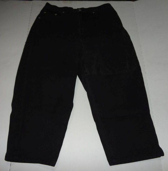 Women's Halston Jeanswear Size 10 Black 