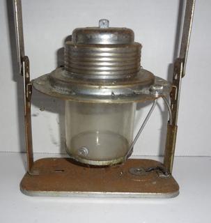 Vintage Rayovac Sportsman Lantern Metal And Glass, Rusty And Incomplete,  Not Working, Great Display Piece, 4