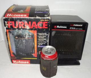 Holmes Electric Insta Furnace, 1500 Watt Heater in Original Box, Tested u0026  Works As It Should, Good Condition, 7W x 7D x 10H Auction | 1BID
