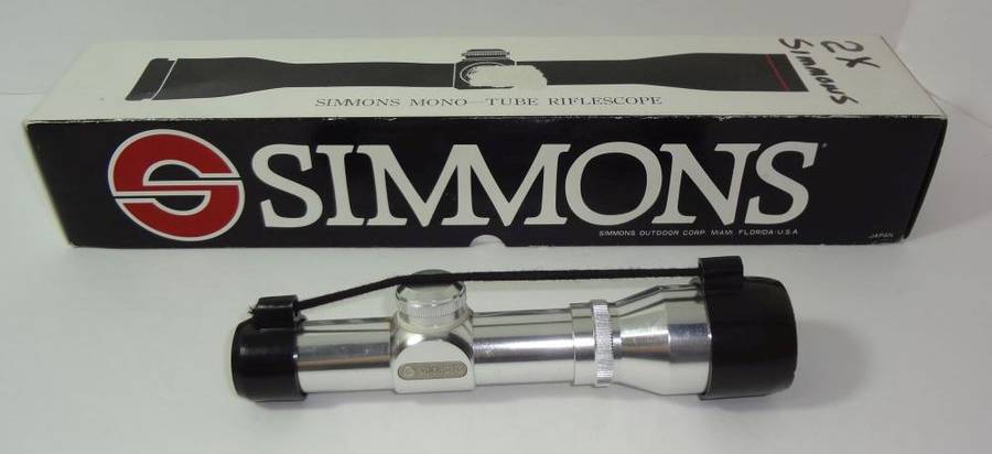 Simmons 2x20 Pistol Scope Model No. 1081 Made in Japan, Some