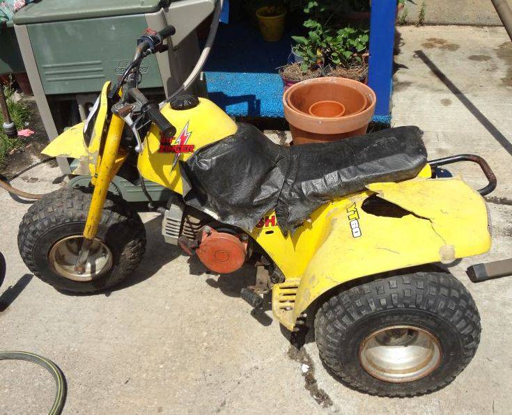 Yamaha Kid's 3-Wheeler Tri Zinger YT60, Unknown Running Condition, Does  Turn Over for Parts or Repair, Body Panels Missing or Broken, Fair  Condition, Approx. 30