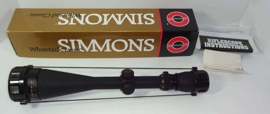 Simmons Whitetail Classic Rifle Scope 2.5-8 x 36 Granite factory Black WTC 12 Telescope