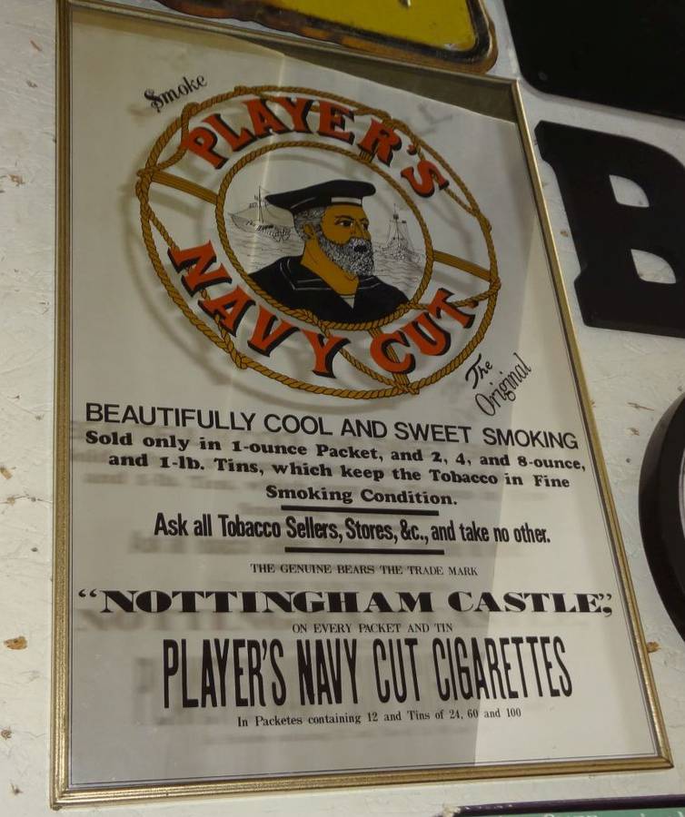 Players's Navy Cut Tobacco and Cigarettes, Tobacco Adverts …