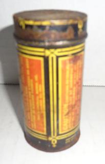 Vintage ZENITH Tibet Almond Stick Scratch Remover Advertising Tin & Contents