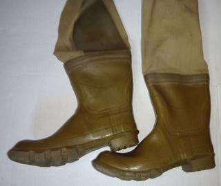 Cuissarde Hodgman Plast-A-Ply Rubber Co Heavy Duty #615 Vintage - Avec Boîte D'origine