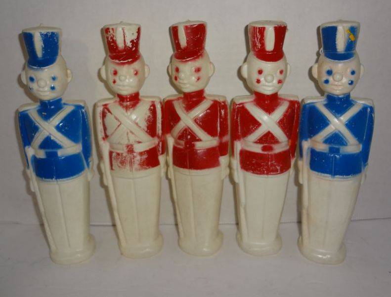 Toy Soldiers with selling rifles blow molds