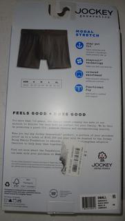 Two New Men's Size Small 28-30 Jockey Generation Modal Stretch Boxer Briefs  Auction