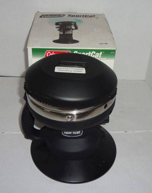 Coleman Sport Cat Personal Heater, Uses Small Propane Cylinder Tank Not  Included, Untested, As Is, Looks in Very Good Condition, 6 1/2Diam x 7H  Auction | 1BID