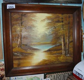 Oil high quality painting signed by cantrell