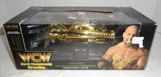 再入荷商品 Plated Gold 24K Scale 1/24 WCW 6 Box, In New Car Goldberg 記念グッズ