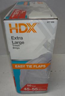 Sold at Auction: HDX Extra Large Trash Bags