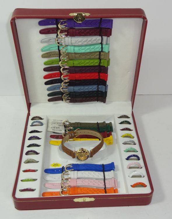 Kareena New In Box Watch Set, (21) Different Color Bands and  display picture 1