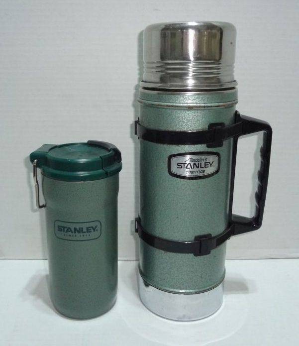 Stanley Thermos Lot: Quart Wide Mouth Thermos With Handle and 16