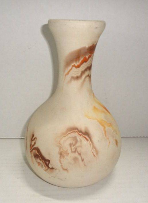 Vintage Nemadji Pottery Vase, USA 6 1/2