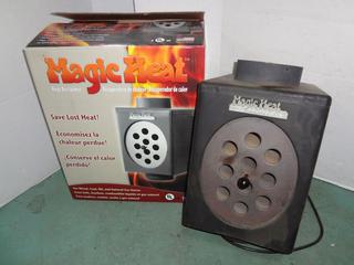 Magic Heat Reclaimer For 6 Stove Pipe, No Longer Burning Wood, Crimp on  Bottom of Unit, Works As It Should, Capture Heat From Wood Burn Stove Pipe,  110V As Is, Box 17W x 12D x 20H, Good Condition Auction | 1BID
