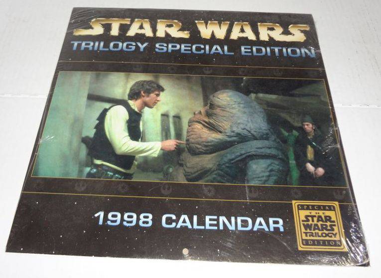 Star Wars Trilogy Special Edition 1998 Calendar, New Sealed, 12"W x 12"T  Auction | 1BID