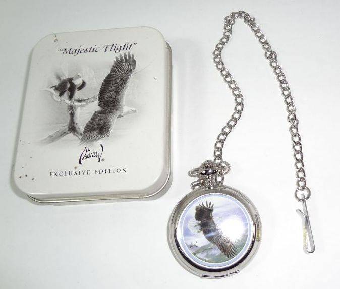 Al agnew sale pocket watch eagle