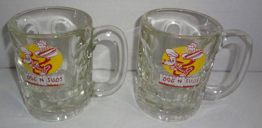 Dog N Suds Mug, Root Beer Mug, Collectible Mug, Beer Glass, Man