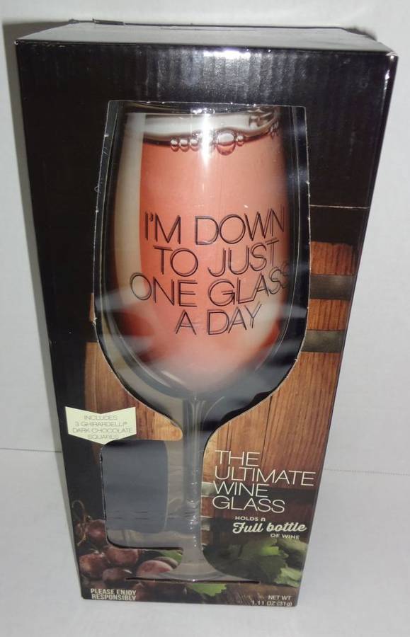 One Glass a Day Ultimate Wine Glass Gift Set