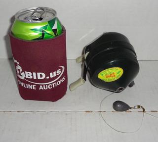 Original Box with Instructions Vintage Zebco 808 Spincast Reel in Rare Green,  Very Good Condition, 5 x 4 x 4 Auction