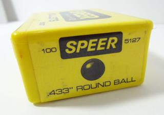 Speer Lead Round Ball