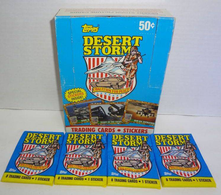 1991 desert storm trading cards