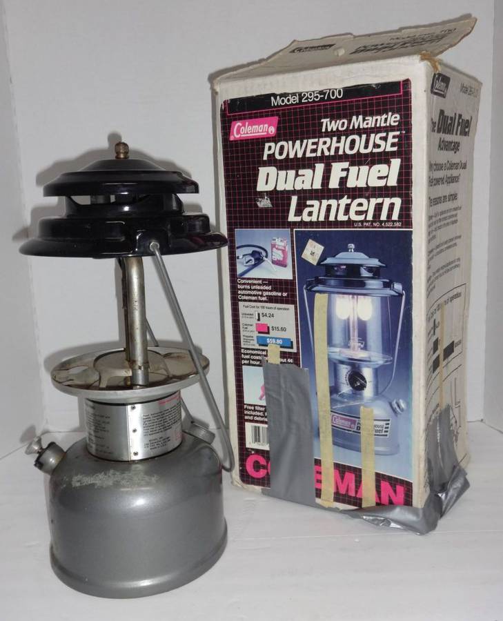 【F060】Coleman TwoMantleLantern 295 F060】Coleman TwoMantleLantern 295 F060】Coleman