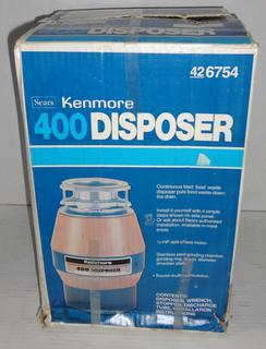 Kenmore garbage disposal discount