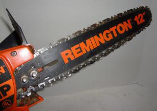 Remington Electric Chainsaw 1.25 HP Good Working Condition 12 Bar Auction 1BID