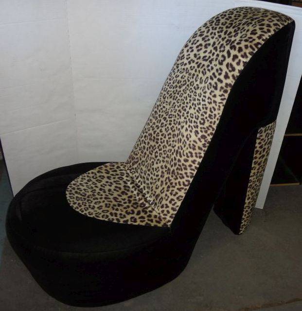 Leopard high heel on sale chair