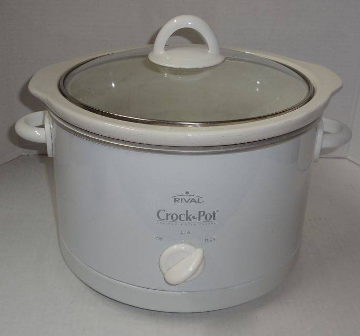 Sold at Auction: RIVAL CROCK-POT STONEWARE SLOWE COOKER