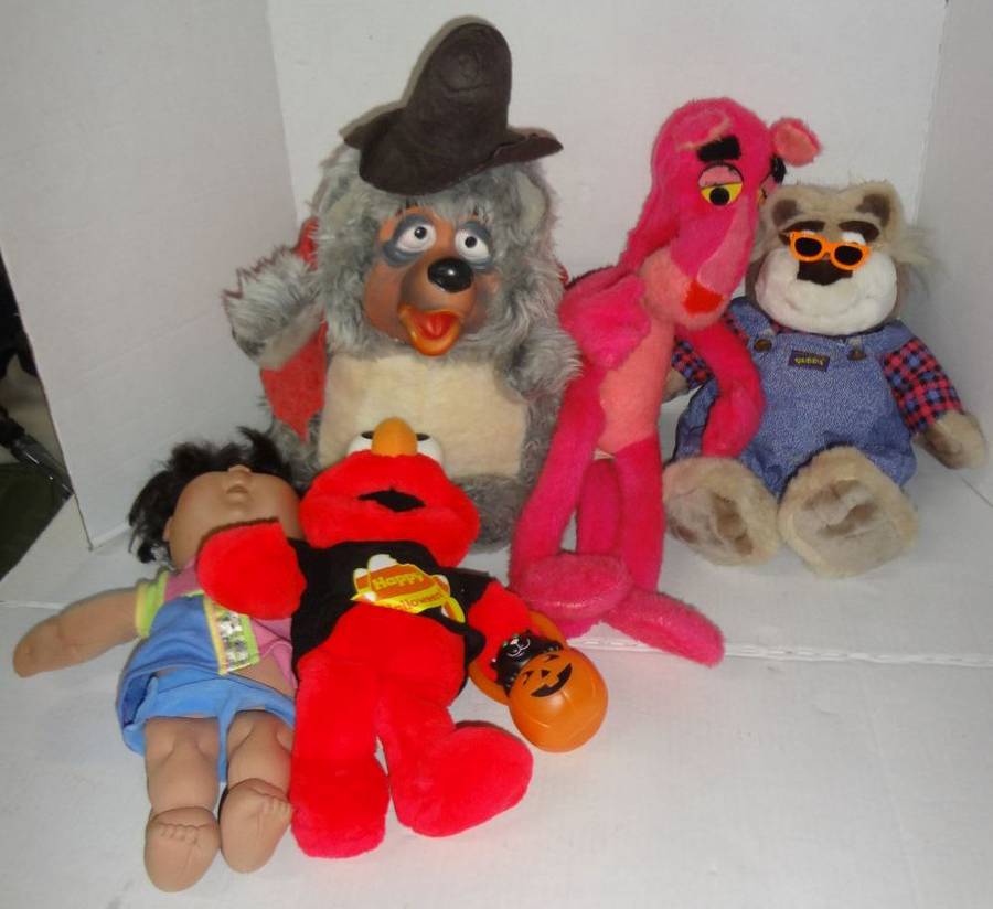 Vintage stuffed animal deals 70s pink panther