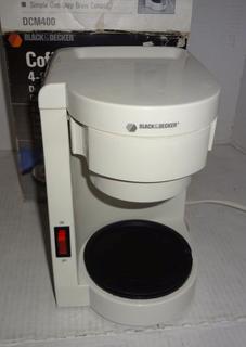 Black & Decker Drip O Matic 4-Cup Coffee Maker, In Original Box, Good  Condition, 9 1/4T Box Auction