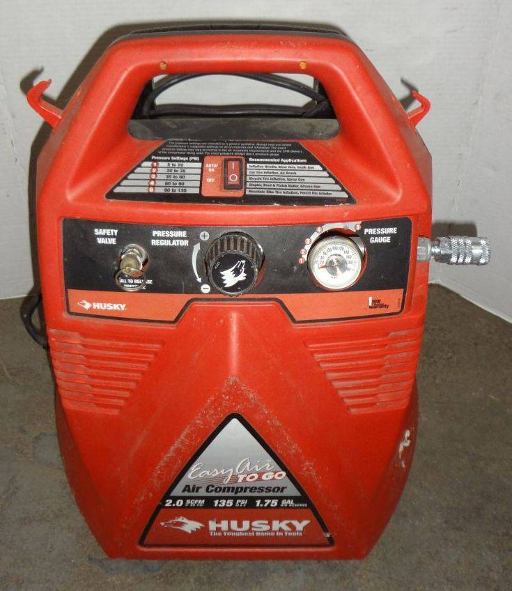 Husky easy air to store go air compressor