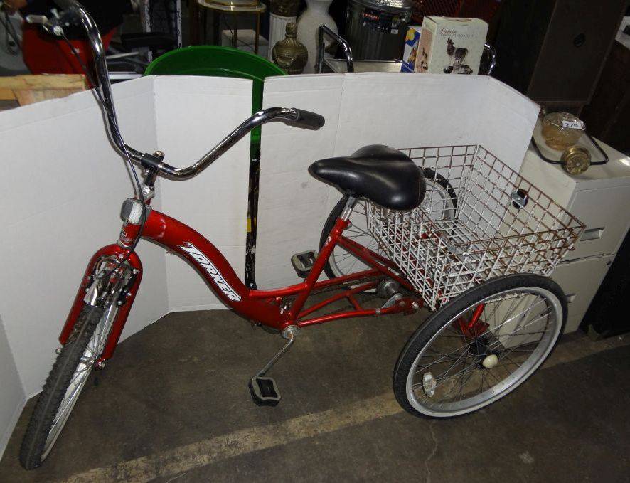 SELLS TO THE HIGHEST BIDDER Torker Tristar 3 Wheel Tricycle