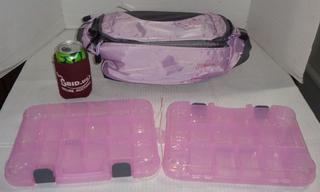 Pink Lady Fishing Tackle Bag Set, New in Box, Includes Two Medium