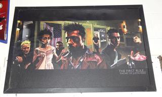 おもちゃ Framed Poster of Justin Reed The First Rule The Art of Justin Reed, Black Press Frame, Open